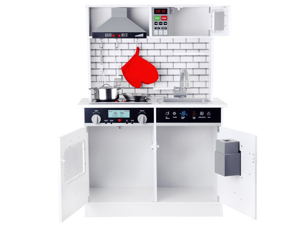 Drvena kuhinja s dodacima (svijetlo/zvuk)