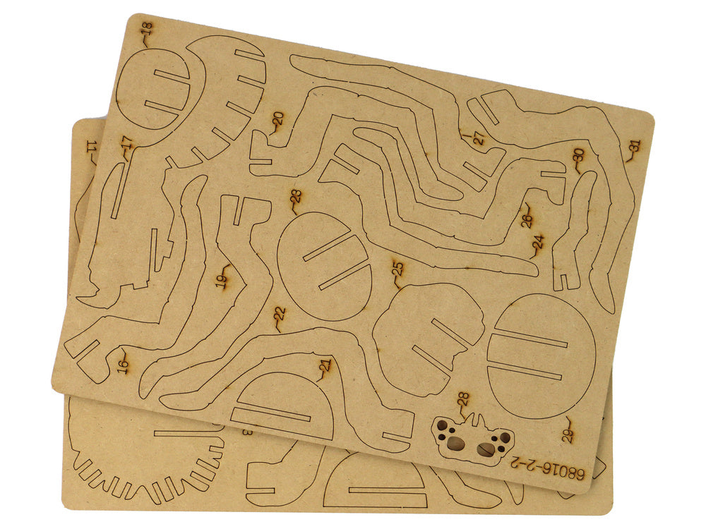 Wooden 3D Spider Puzzle Educational Combination 31 Elements