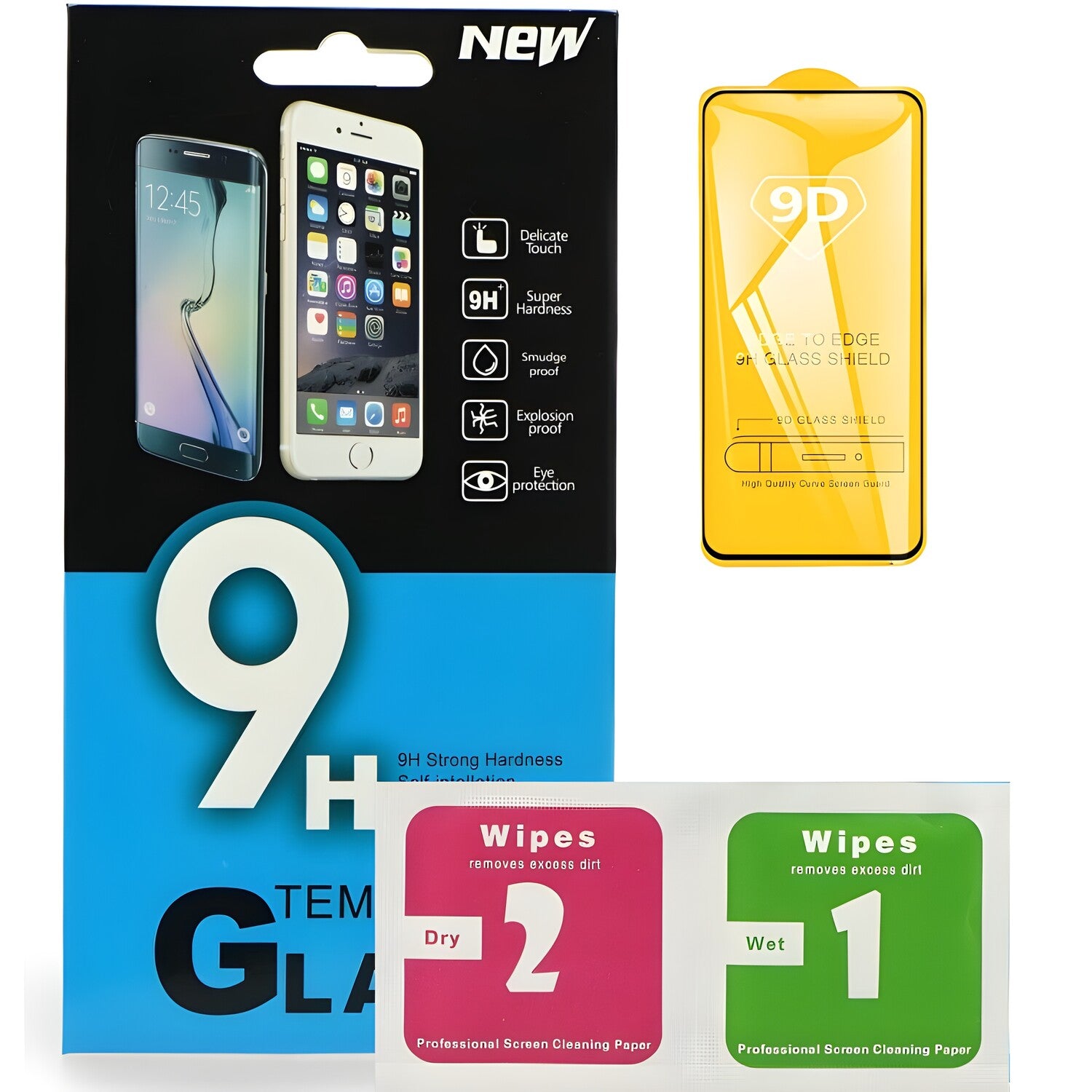 9D zaštitno staklo Fenix za Samsung Galaxy J3 - Crna KP16804