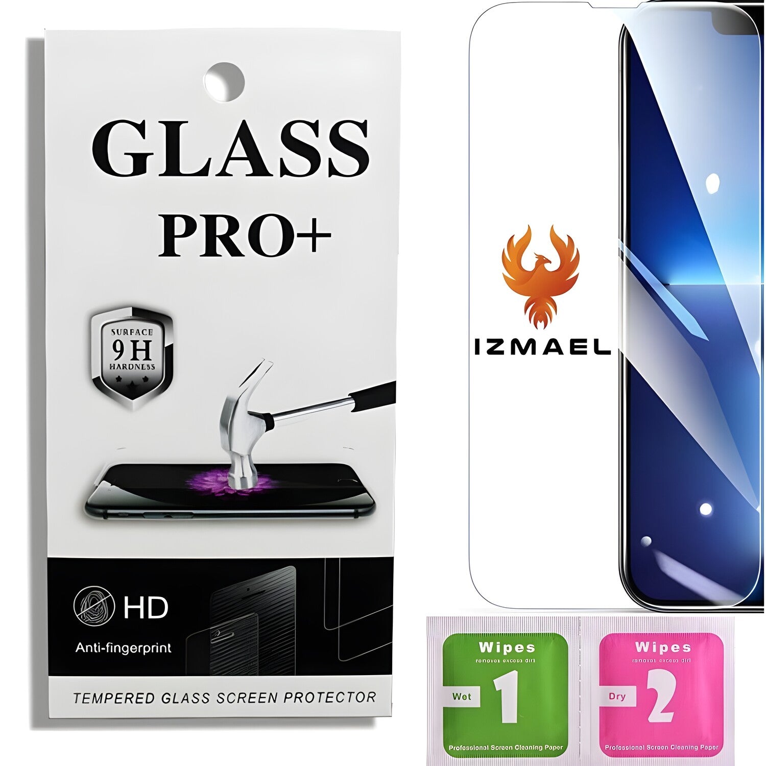 Prémično zaštitno staklo 9D Izmael za Samsung Galaxy A8 Plus 2018 - Prozirna KP23156