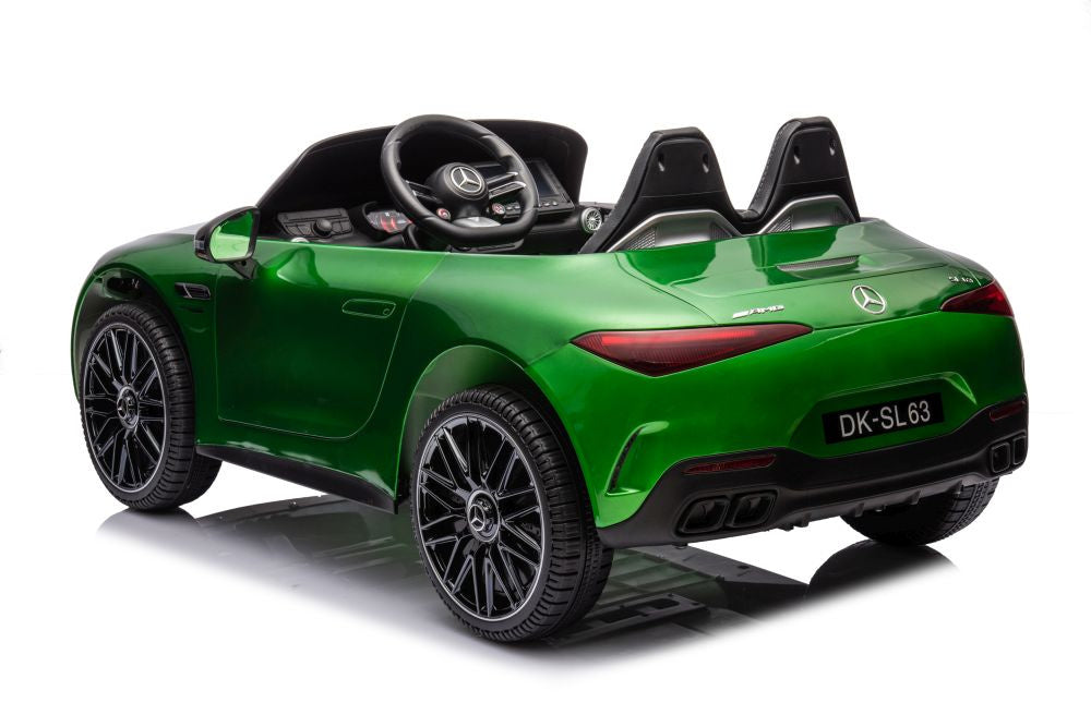 Licencirani auto na akumulator Mercedes AMG SL63 - zeleni/lakirani