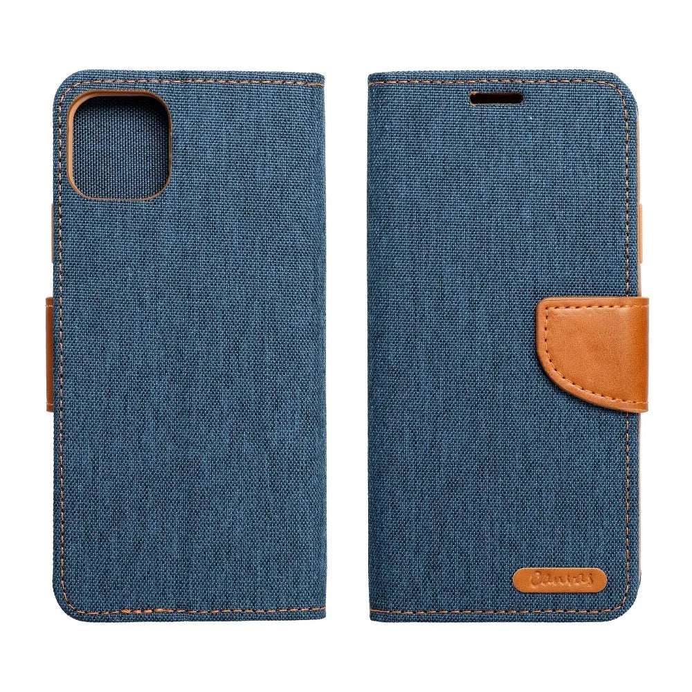 CANVAS Book case za SAMSUNG GALAXY A42 5G navy plava
