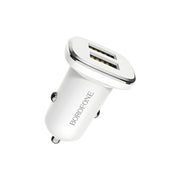 Borofone autonabijač - 2x USB 2,4A - Bijela KP27932