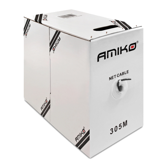 Amiko Mrežni UTP kabel, CAT5e, CCA, 305 met - CAT5e UTP CCA 305m