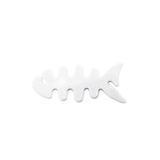 Kompaktni držač / organizator kablova Fishbone - Bijela KP32970