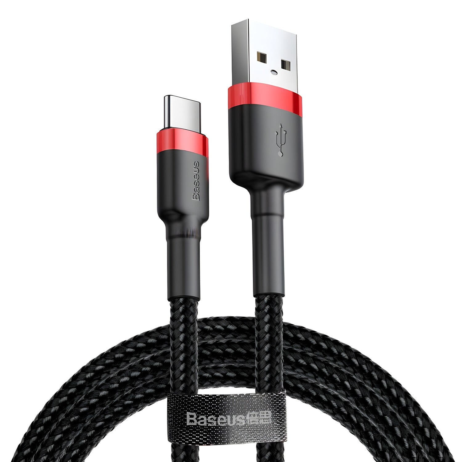 Baseus Cafule USB - A na USB - C kabel QC 3.0, 3A - 1 m – crna / Crvena KP35201