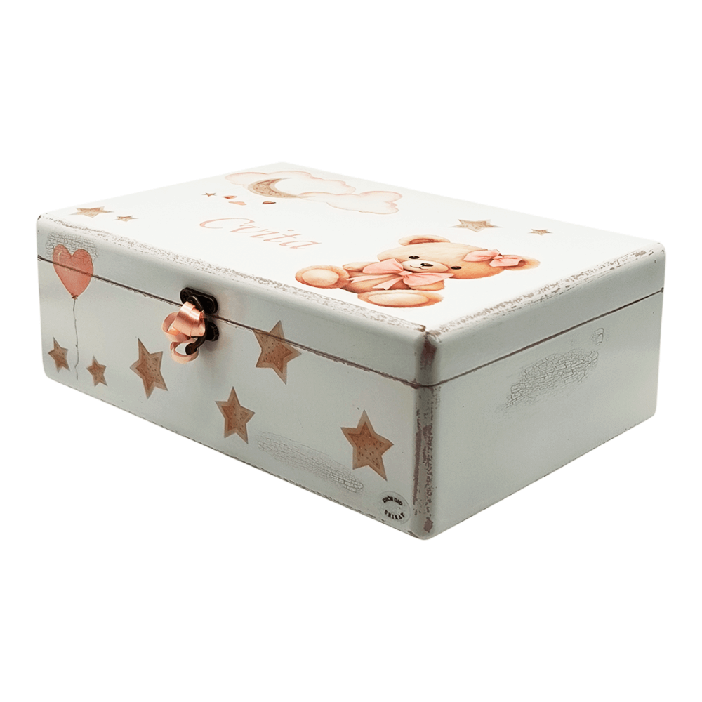 🎁 Personalizirana Kutija uspomena – Savršen poklon za krštenje, rođenje ili rođendan djeteta 🍼  Š154392