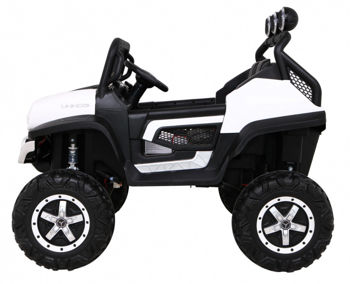 Licencirani auto na akumultor Mercedes BENZ UNIMOG S - bijeli