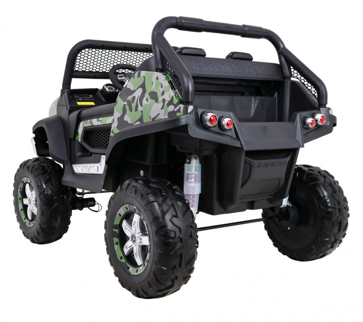 Licencirani auto na akumultor Mercedes BENZ UNIMOG - moro