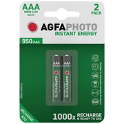 AgfaPhoto Punjiva baterija, AAA, 1.2 V, 950 mAh, blister 2 kom. - R2U Micro