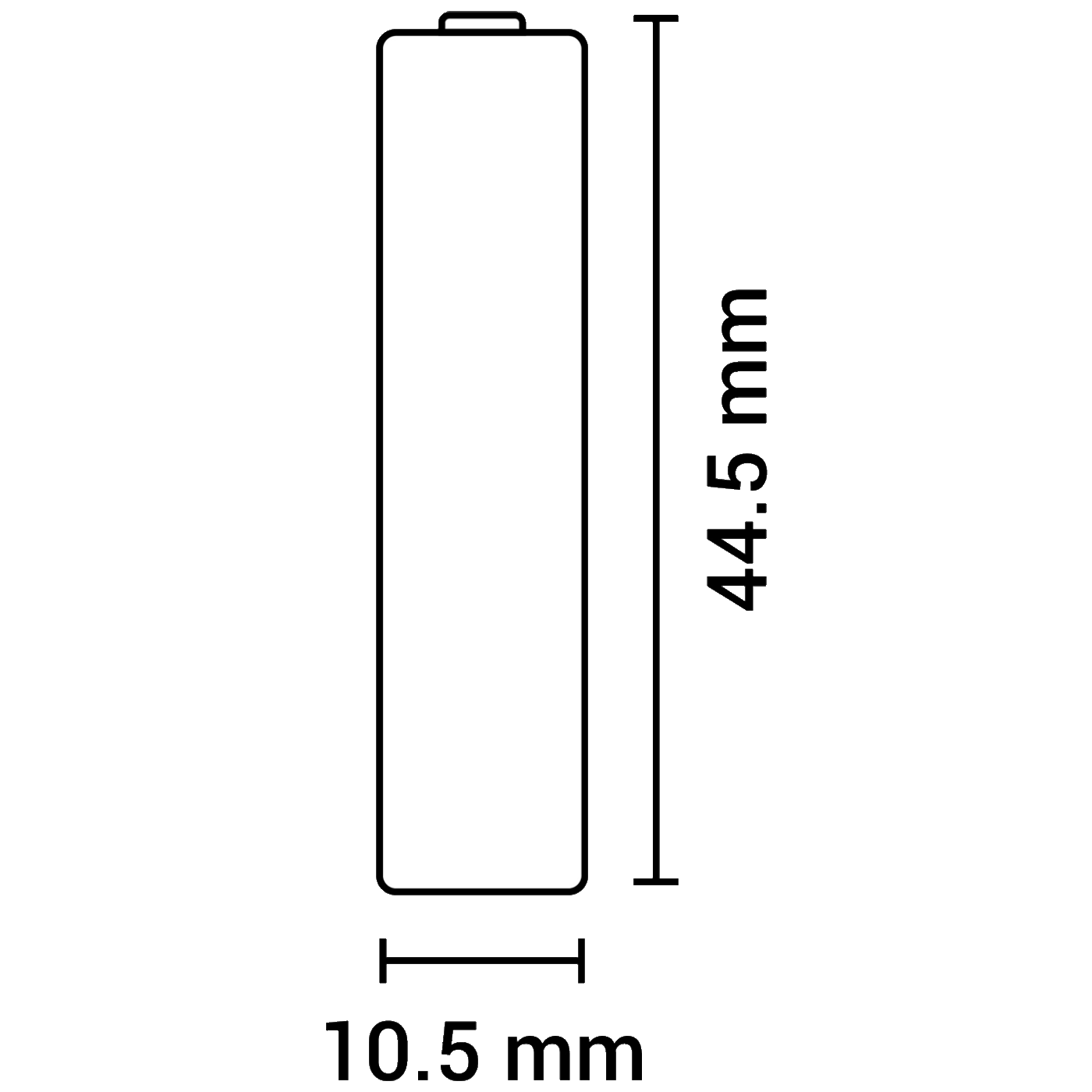 AgfaPhoto Punjiva baterija, AAA, 1.2 V, 950 mAh, blister 2 kom. - R2U Micro