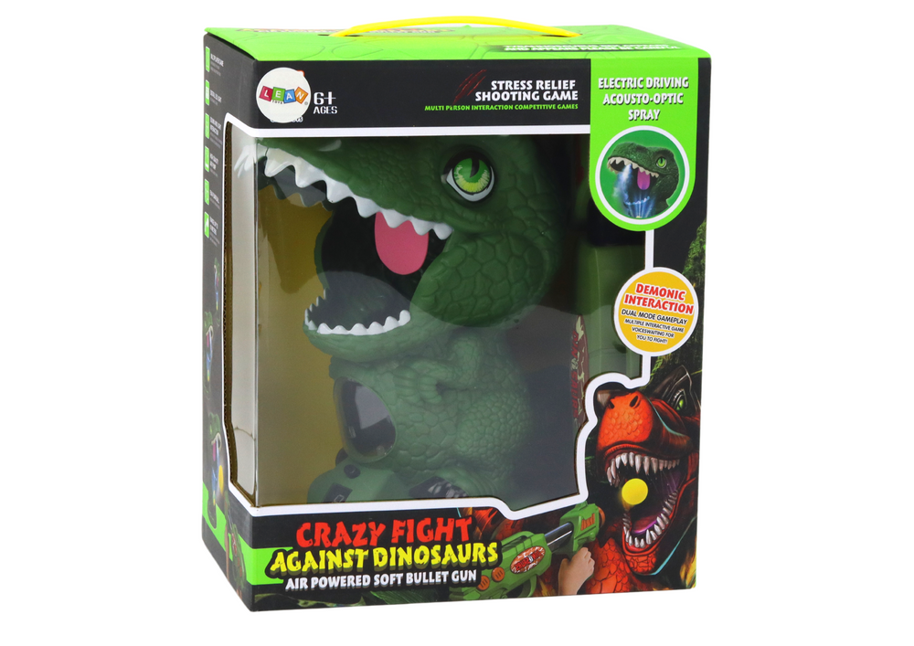 Arcade Game Shooting Dinosaur Green Ball Gun