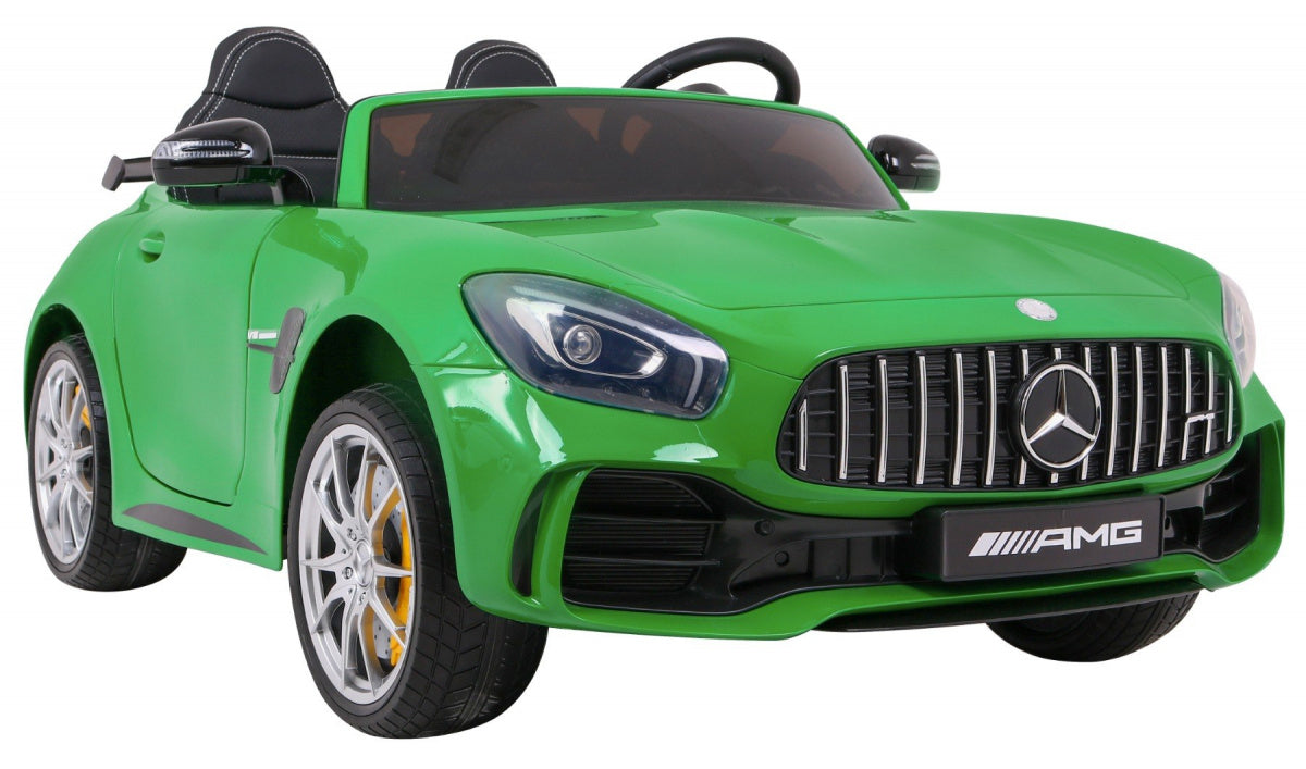 Licencirani auto na akumultor Mercedes Benz GT R 4 x 4 - zeleni/lakirani