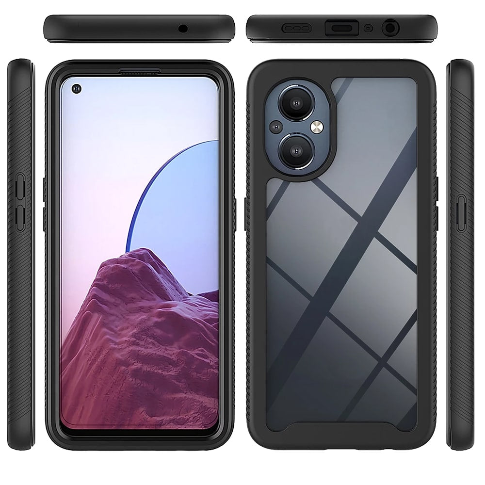 Techsuit - Defense360 Pro + Screen Protector za Oppo Reno7 Lite / Reno8 Lite - crna