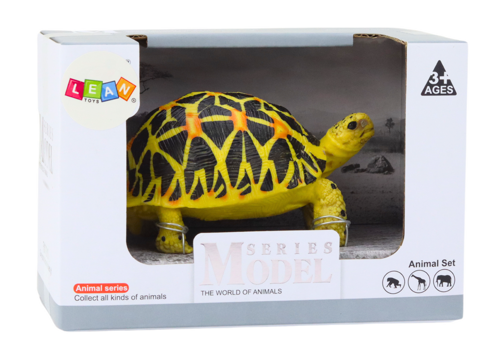 Kolekcionarska figurica kornjača reptil - Žuto/Crna A