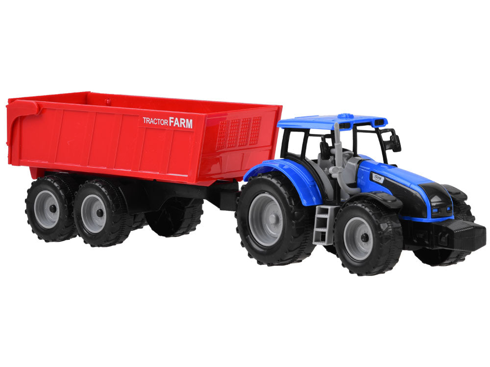 Farmer traktor s prikolicom
