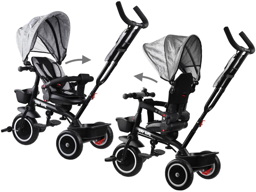 Tricikl Tiny Bike 3u1 – Grey
