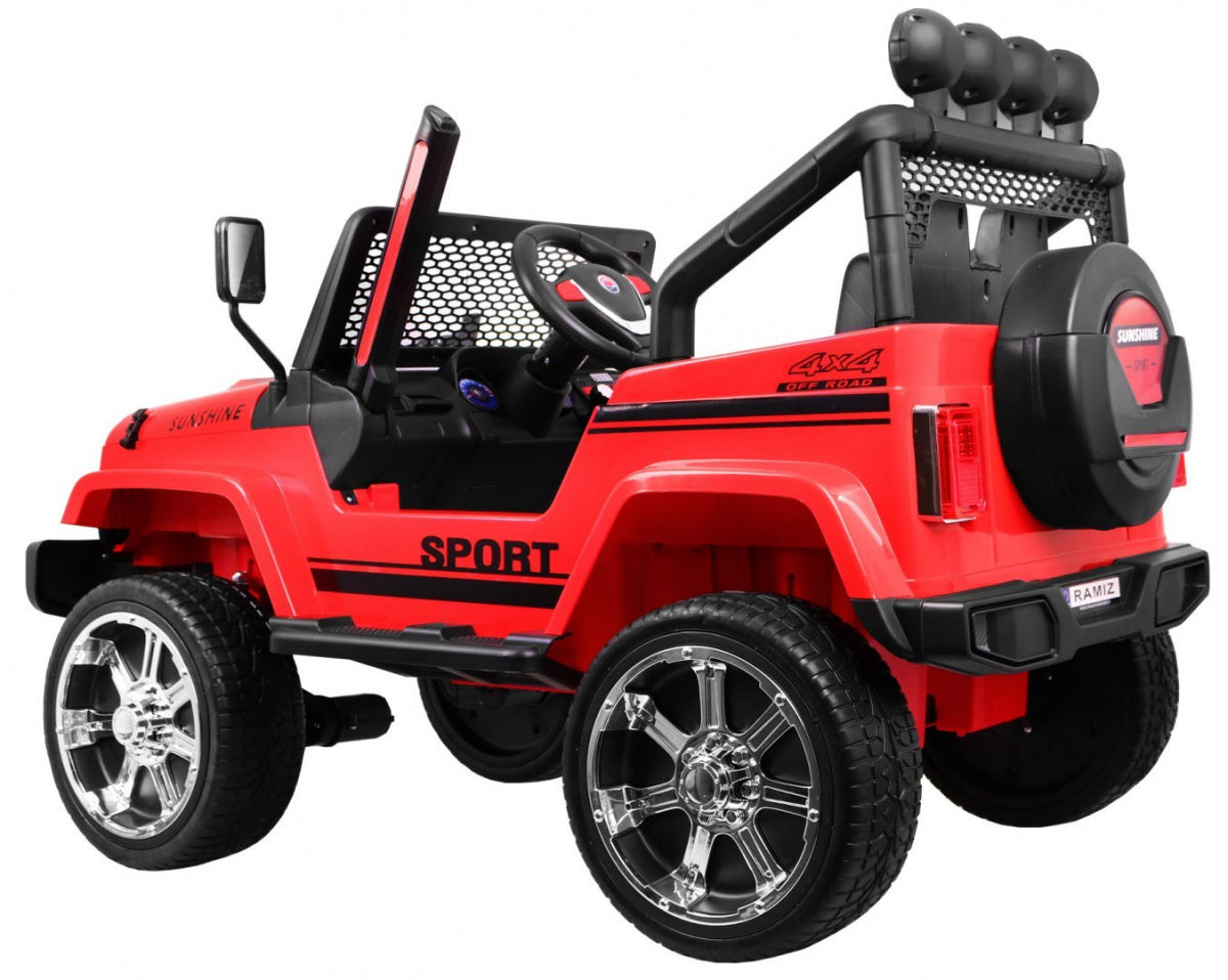 Auto na akumulator NEW Raptor DRIFTER 4 x 4 - crveni