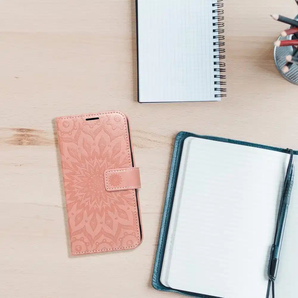 MEZZO Book case preklopna torbica za XIAOMI Redmi NOTE 13 5G mandala peach fuzz