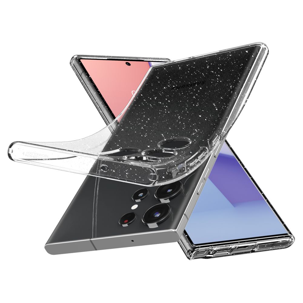 Spigen - Liquid Crystal za Samsung Galaxy S23 Ultra - Crystal Quartz