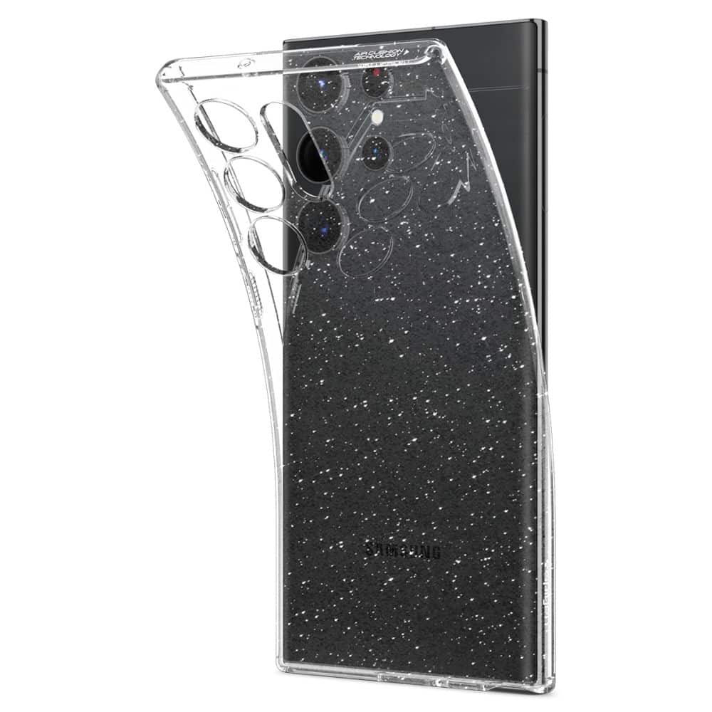 Spigen - Liquid Crystal za Samsung Galaxy S23 Ultra - Crystal Quartz