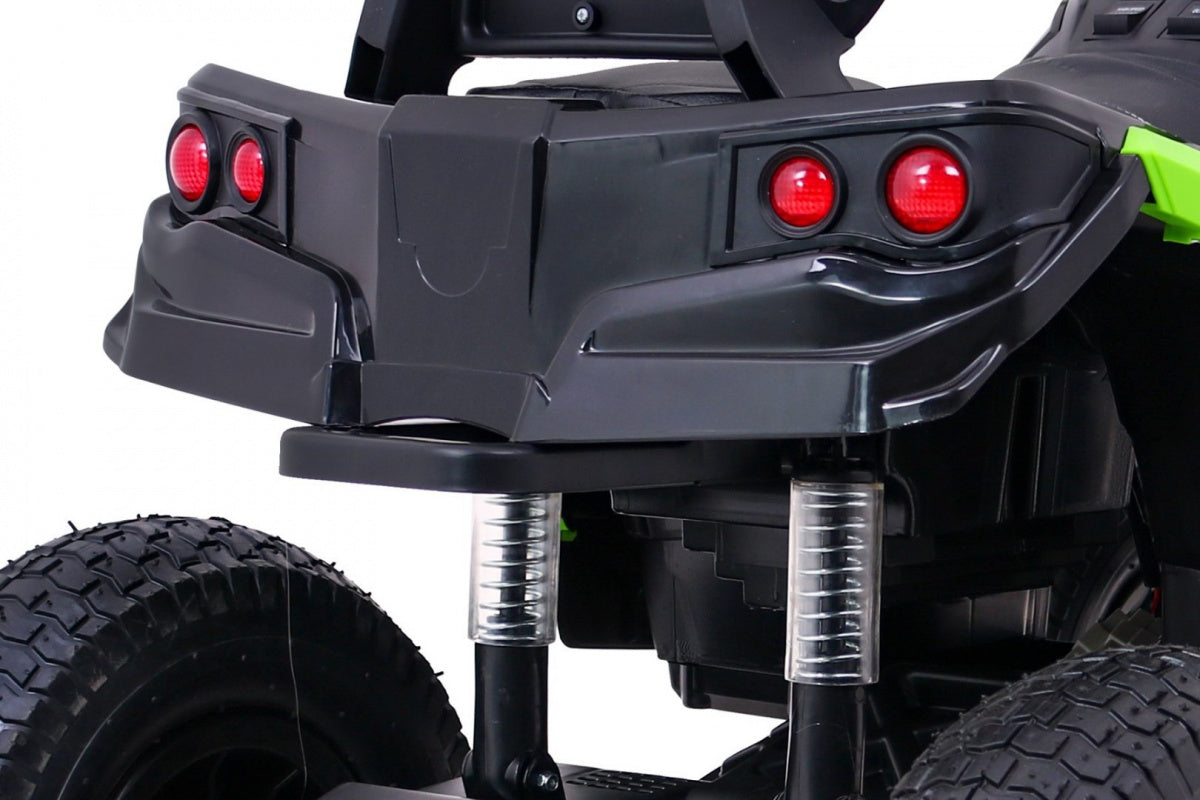 Quad na akumulator ATV Air - crno/zeleni