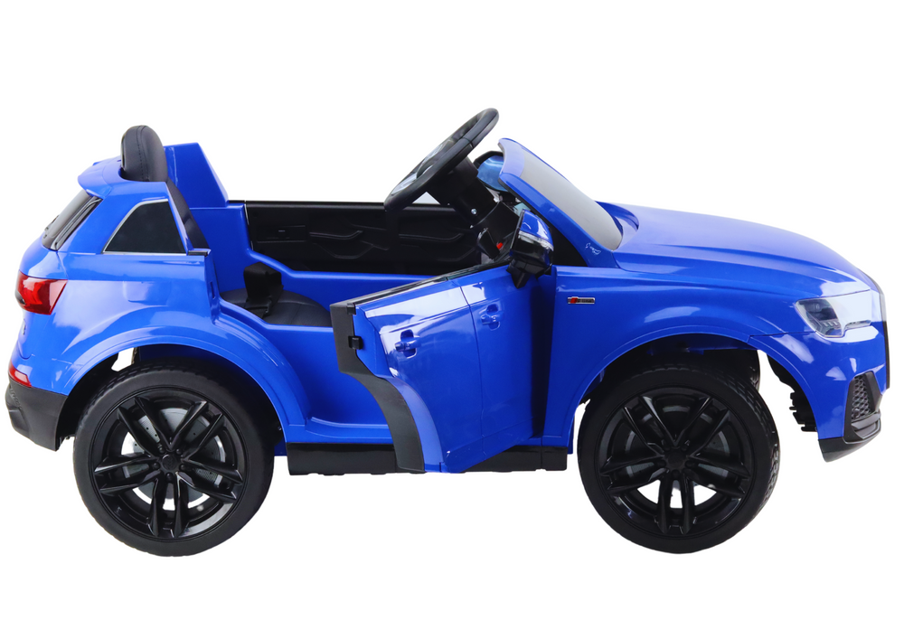Audi Q7 Blue Painted Battery Car