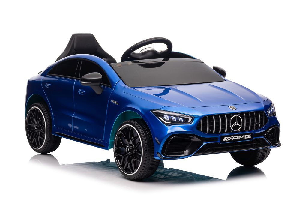Licencirani auto na akumulator Mercedes CLA 45s AMG 4×4 – plavii/lakirani