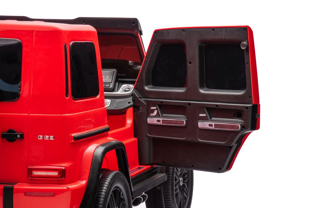Licencirani auto na akumulator Mercedes G63 XXL 4x4 - dvosjed - crveni