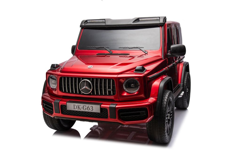 Licencirani auto na akumulator Mercedes G63 XXL 24V 4x4 - DVOSJED - crveni
