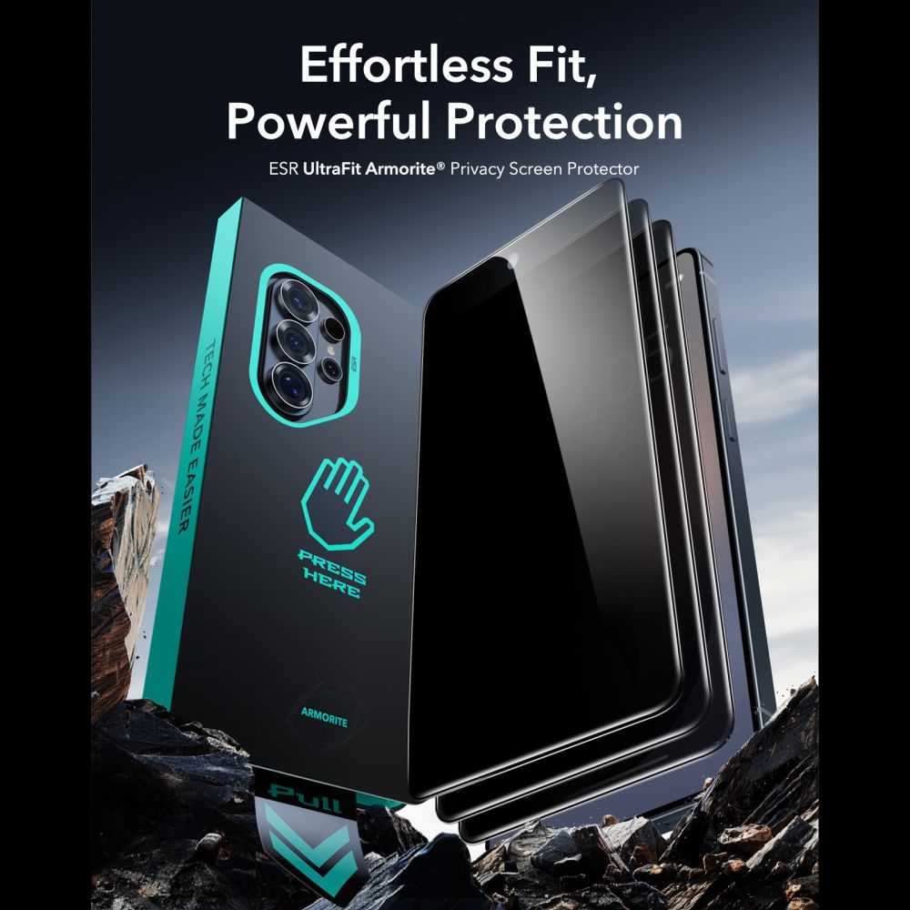 ESR UltraFit Armorite Privacy kaljeno staklo za Samsung Galaxy S26 Ultra (1 kom.)