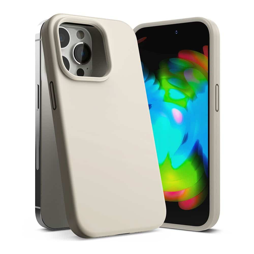 RINGKE SILICONE MASKA ZA IPHONE 14 PRO STONE
