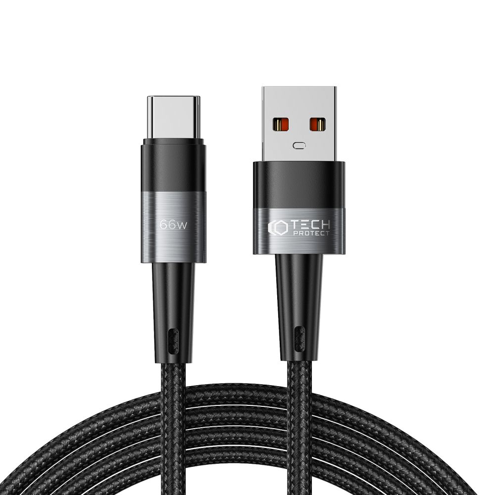 TECH-PROTECT ULTRABOOST TYPE-C KABEL 66W/6A 200CM SIVI