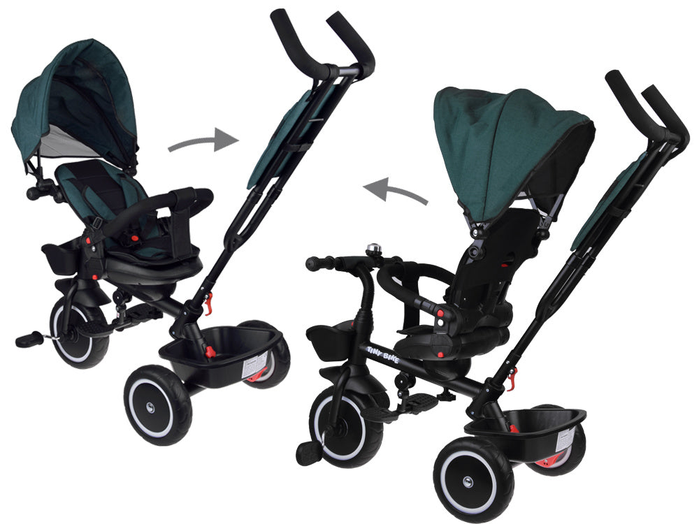 Tricikl Tiny Bike 3u1 – Green