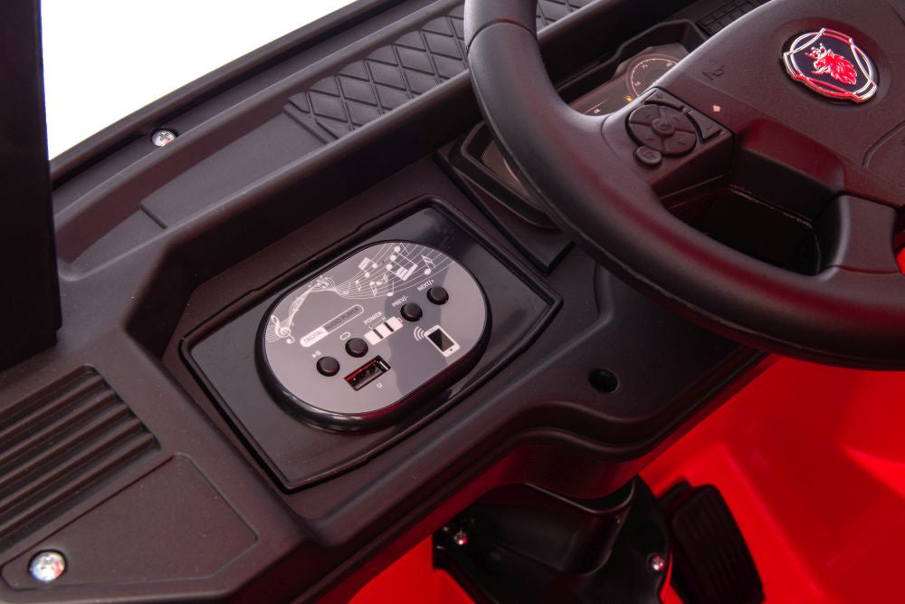 Licencirani kamion na akumulator Scania 500R HL698 4×4 – crveni