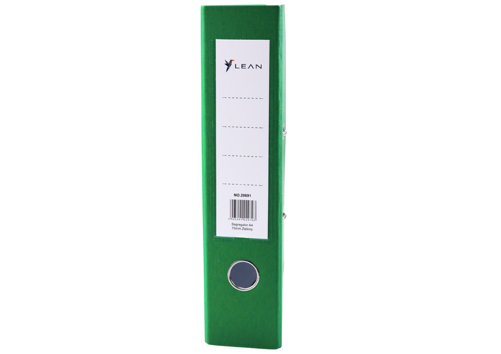 Registrator A4 širine 75mm s kapacitetom do 500 listova 80 g/m2 - zeleni
