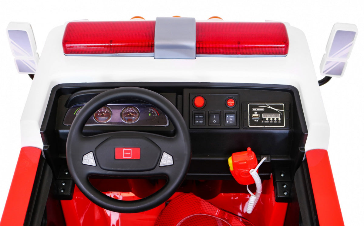 Vatrogasni kamion na akumulator Fire Truck - crveni