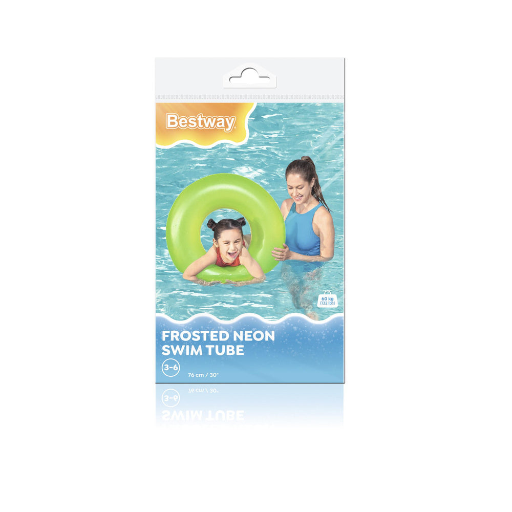 Obruč za plivanje na napuhavanje zeleni 76 cm Bestway 36024