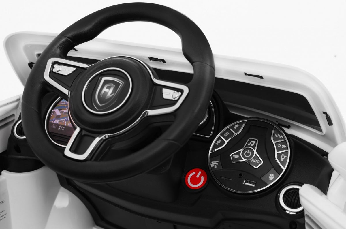 Auto na akumulator Turbo-S - bijeli