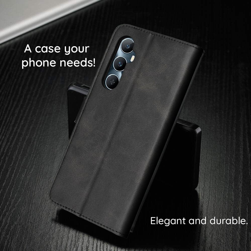 Techsuit Diary Book preklopna maska za Motorola Moto G06 -crna