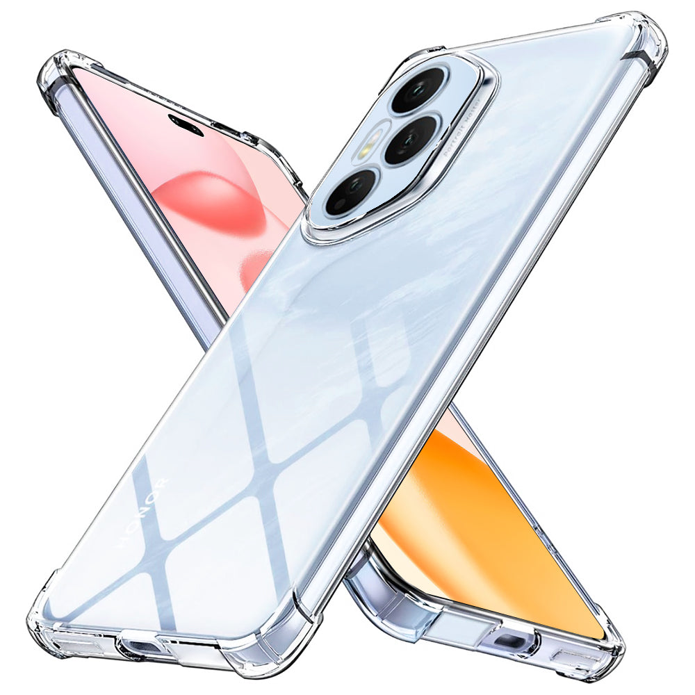 Techsuit Shockproof Clear Silicone prozirna maskica otporna na udarce za Honor 400 Pro