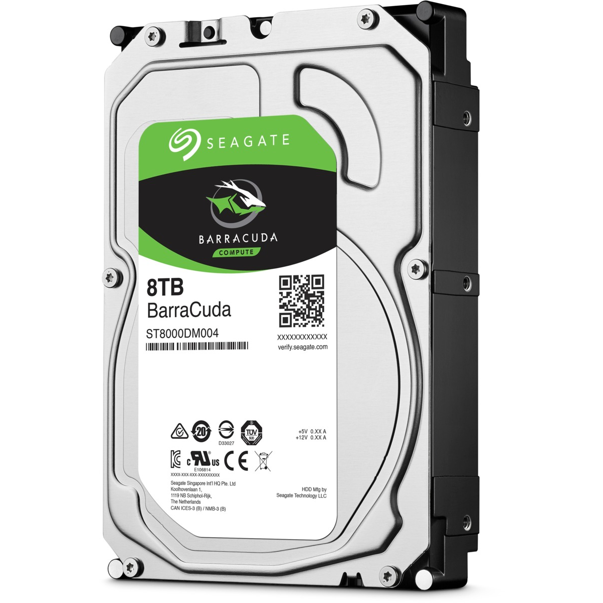 Seagate Barracuda ST8000DM004 unutarnji čvrsti disk 3.5" 8 TB Serijski ATA III
