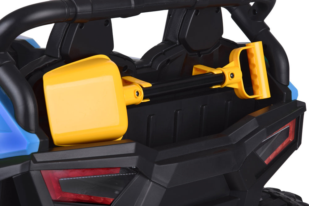 Buggy dvosjed 4×4 s prikolicom – plavi