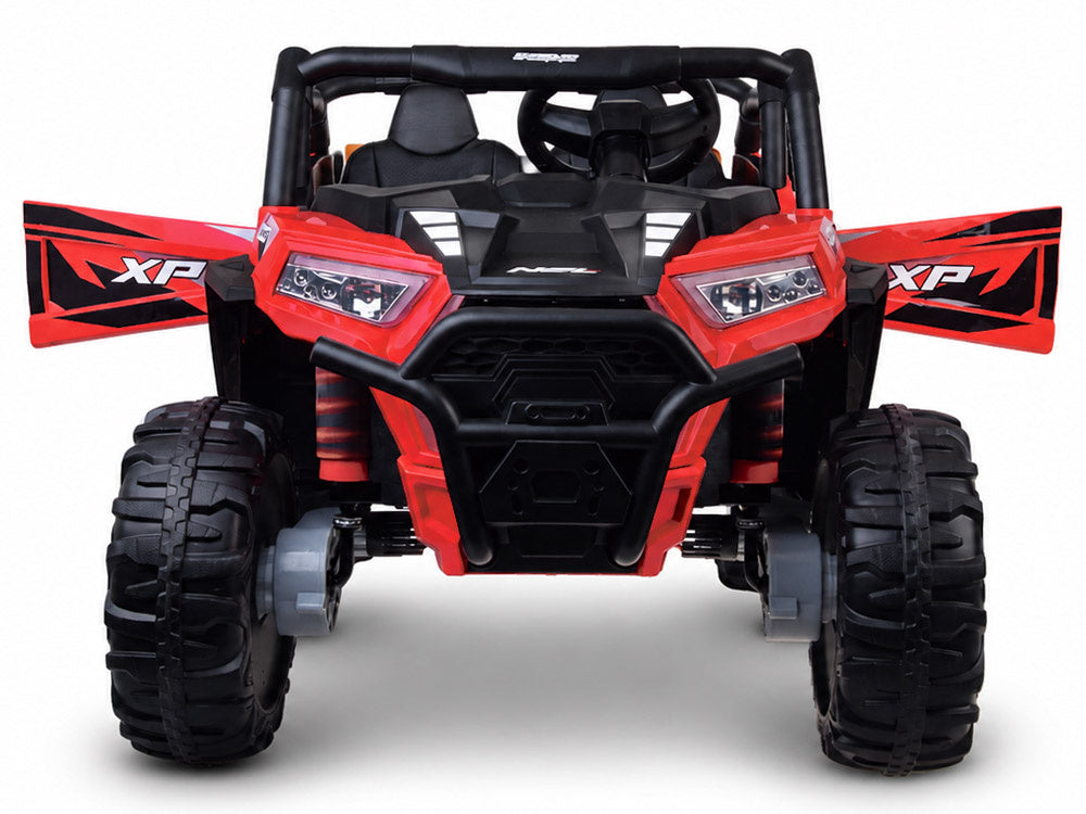 Buggy dvosjed 4×4 s prikolicom – crveni