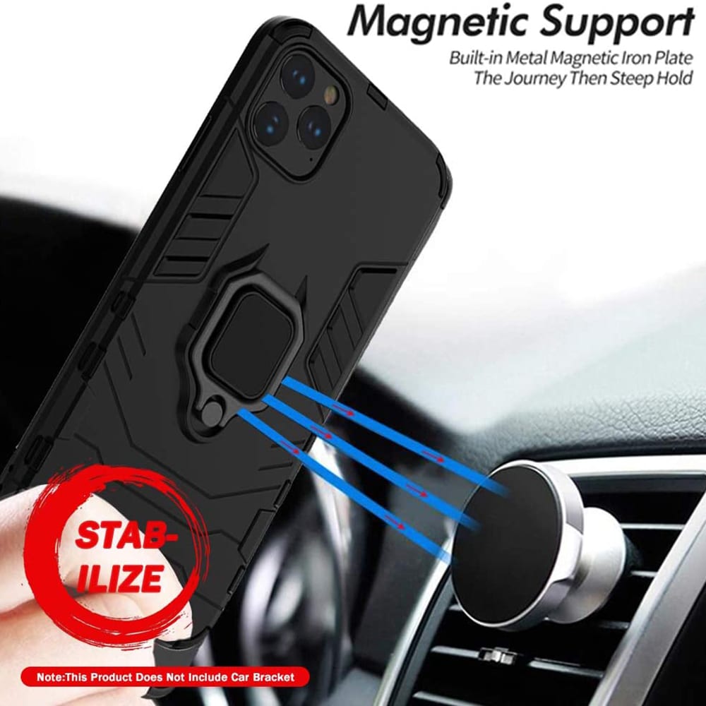 TechSuit Silicone Shield maska za iPhone 11 Pro crna