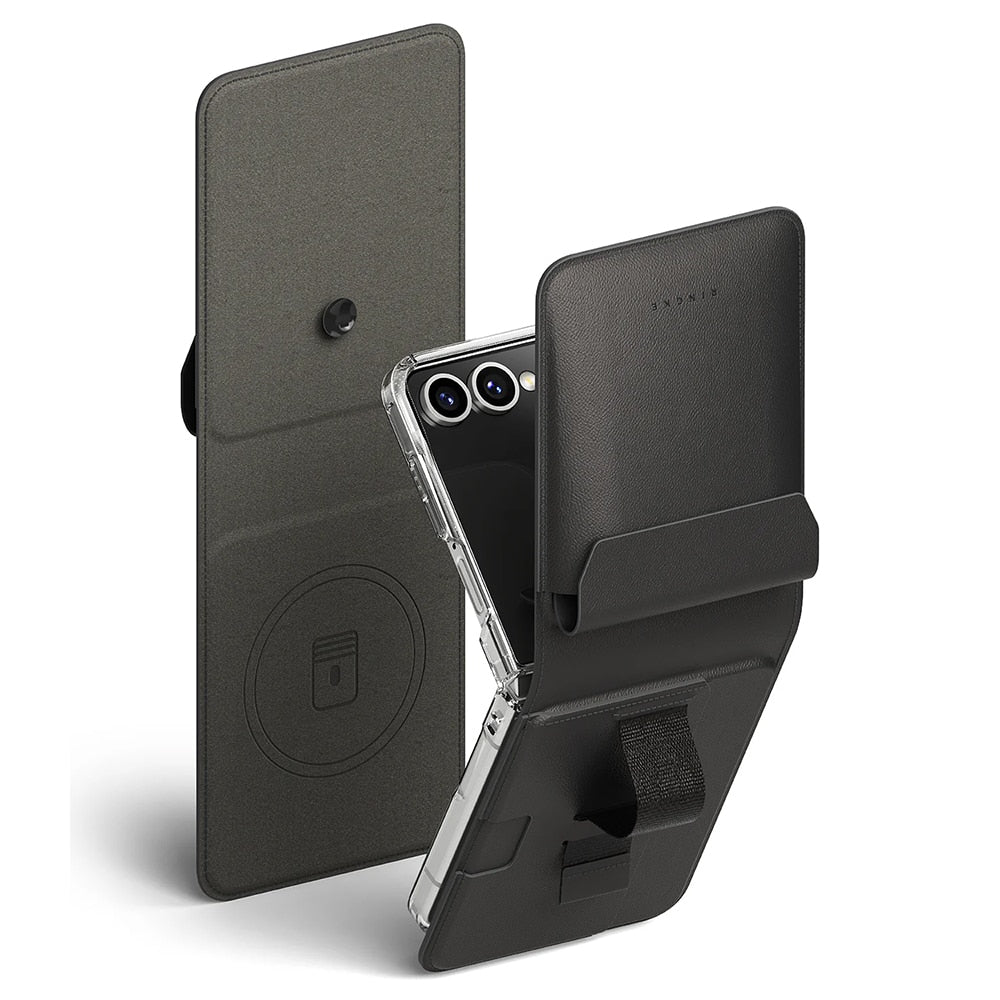Ringke - Magnetni novčanik Folio Grip za Samsung Galaxy Z Flip7 - crni