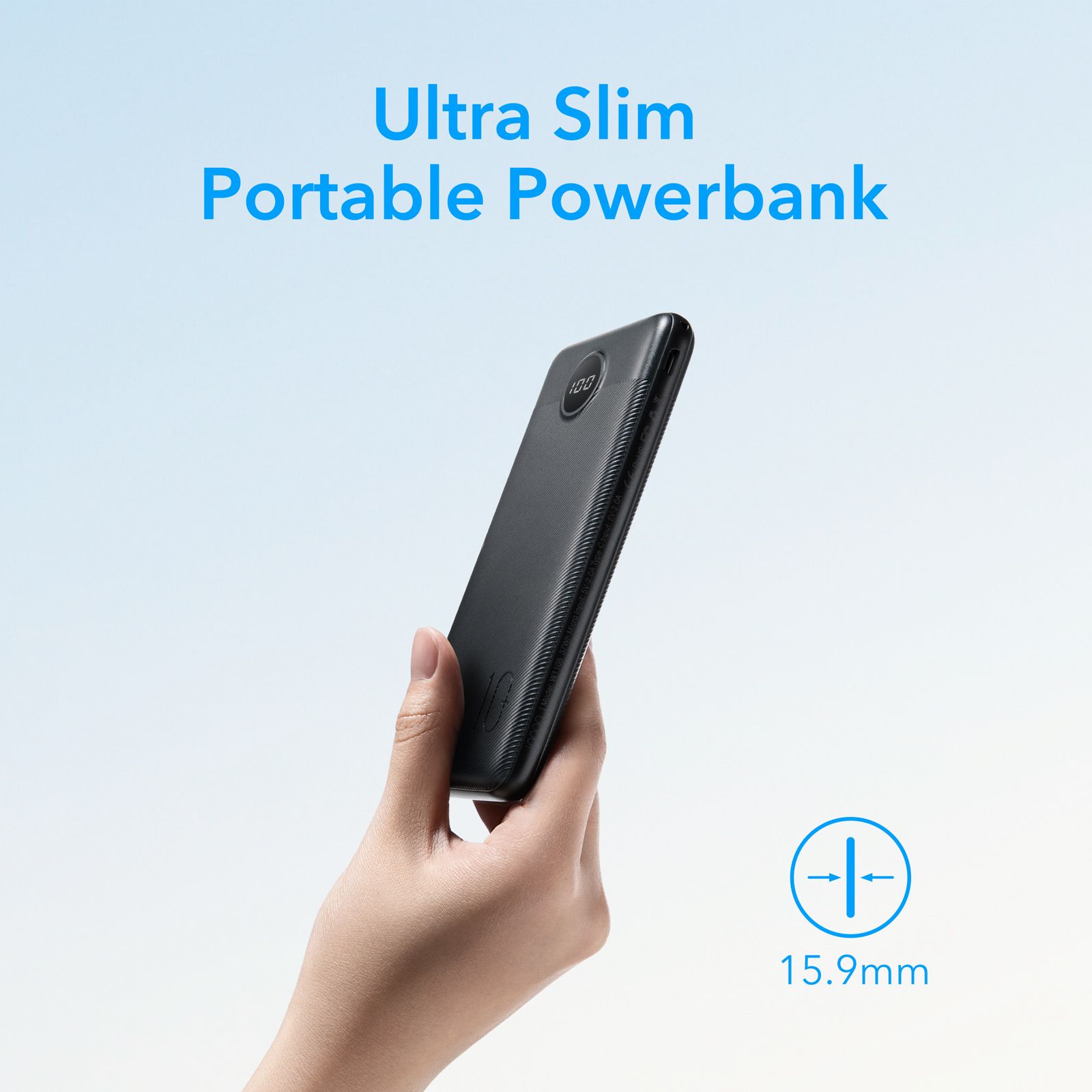 Powerbank Veger L10S PD QC3.0 20W 10000 mAh crni