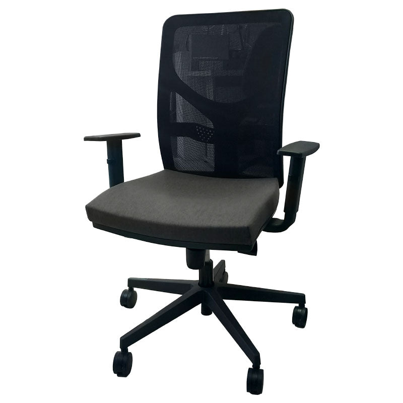 Stolica radna Y10 crno siva