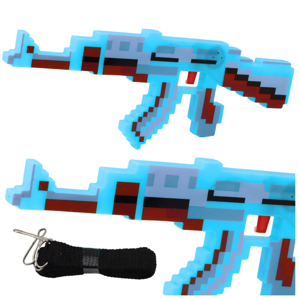 Puška za igru PIXEL sa zvučnim i svjetlosnim efektima 39cm - zelena