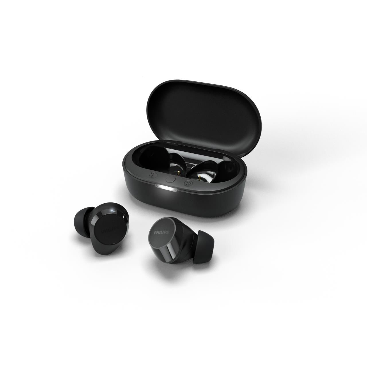 Philips TAT1209BK/00 naglavne slušalice i slušalice s ugrađenim mikrofonom True Wireless Stereo (TWS) U uhu Pozivi/glazba Bluetooth Crno